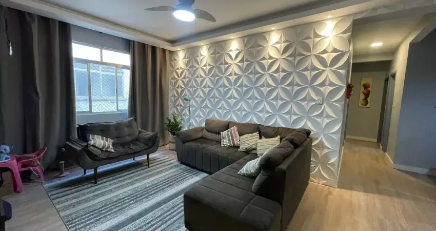 Apartamento para locação, 3 dormitórios com vaga de garagem, no Boqueirão em Santos (MOBILIADO)