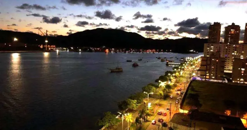 Apartamento à venda em santos-sp, ponta da praia: 4 quartos, 2 suítes, 3 salas, 4 banheiros, 3 vagas de garagem, 189m² - residencial vista marina!