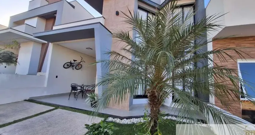 Bela casa no Condomínio Village Moutonnée em Salto/SP, com 3 dormitórios, sendo 1 suíte, sala dois ambientes e área gourmet com churrasqueira