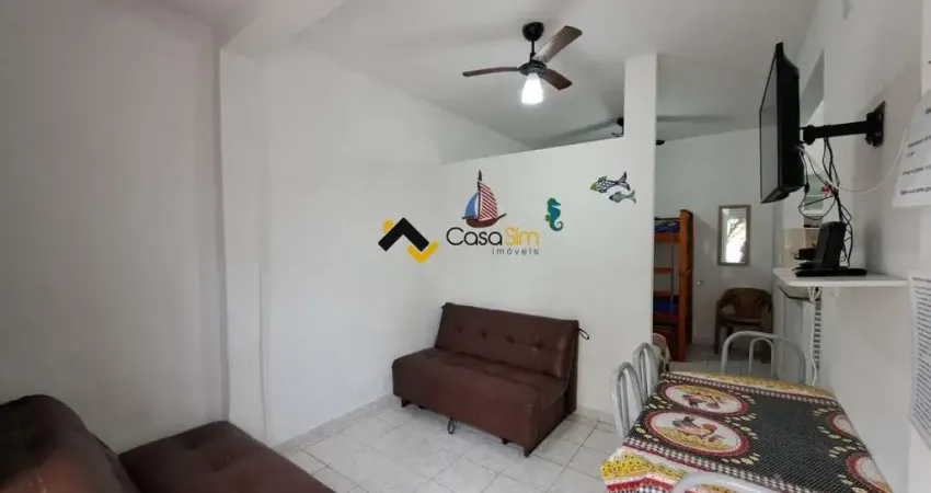 Kitnet para venda em praia grande, guilhermina, 1 dormitório, 1 banheiro