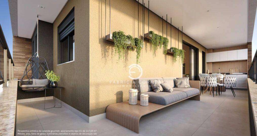 Apartamento com 3 dormitórios à venda, 117 m² por R$ 810.000,00 - Flamboyant - Taubaté/SP