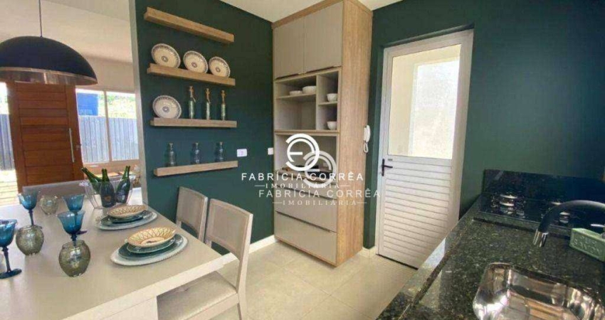 Sobrado com 3 dormitórios à venda, 90 m² por R$ 425.300,00 - Condominio Jardins do Parque Castanheiras - Taubaté/SP