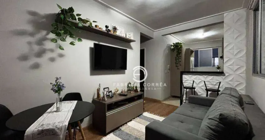 Apartamento disponível para venda com acabamento clean e boa ventilação.
