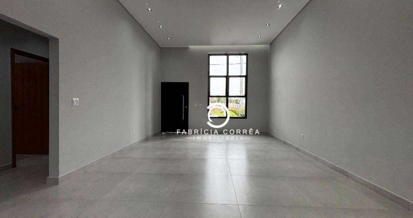 Casa Nova com Pé Direito Duplo, Área Gourmet e Estrutura para Ar Condicionado