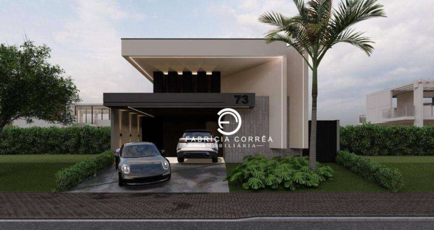 Casa térrea em construção com 3 dormitórios e área gourmet