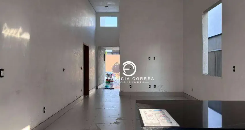 Casa em Construção com 3 Suítes, Piscina e Área Gourmet em Condomínio Fechado