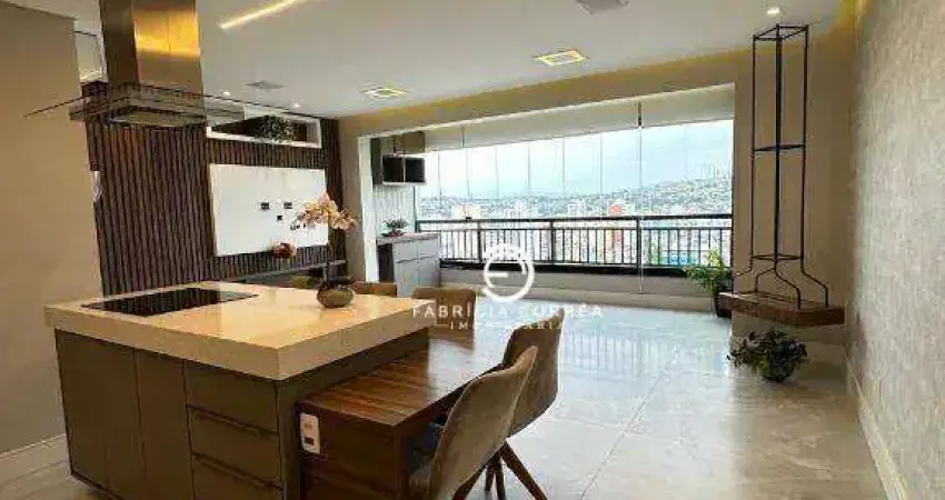 Apartamento com 2 dormitórios para alugar, 77 m² por r$ 5.445,00/mês - centro - taubaté/sp