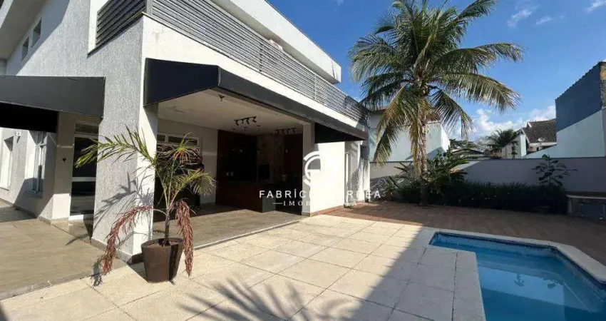 Casa de alto padrão para locação – condomínio fechado com piscina e sauna