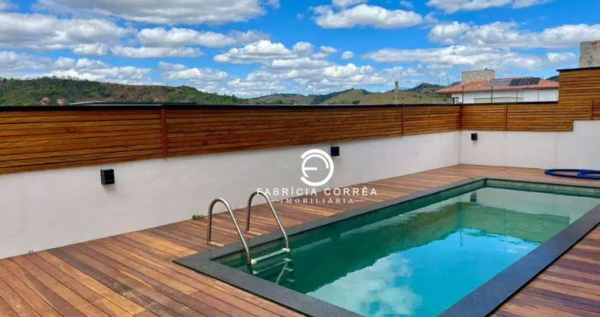 Casa moderna com piscina, energia solar e tecnologia integrada!