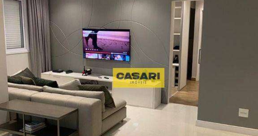 Apartamento com 1 dormitório à venda, 74 m² - Jardim - Santo André/SP
