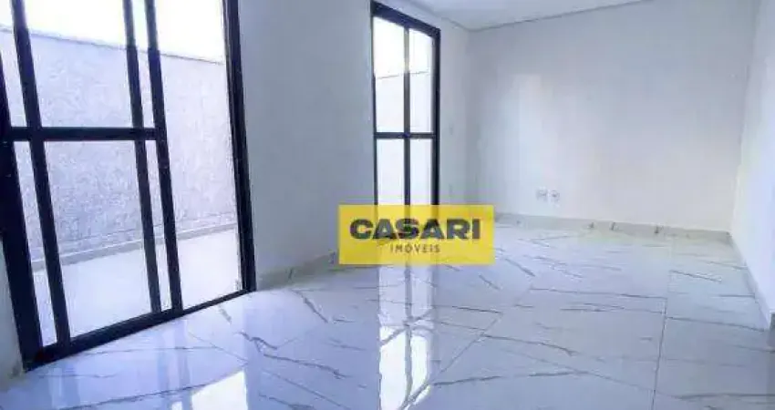 Sobrado com 3 dormitórios à venda, 140 m² - Campestre - Santo André/SP