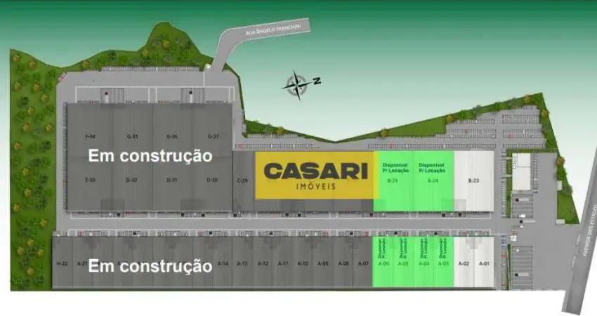 Galpão para alugar, 1192 m² - Parque Central - Santo André/SP