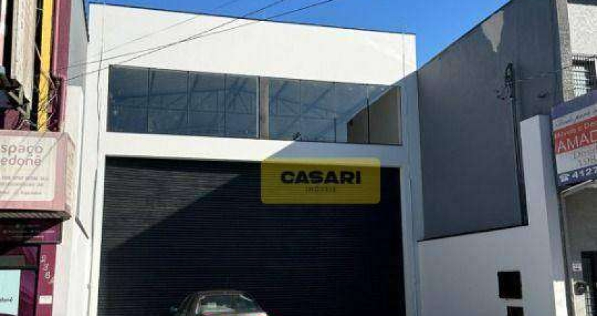 Galpão para alugar, 504 m² por R$ 26.500,01/mês - Centro - São Bernardo do Campo/SP