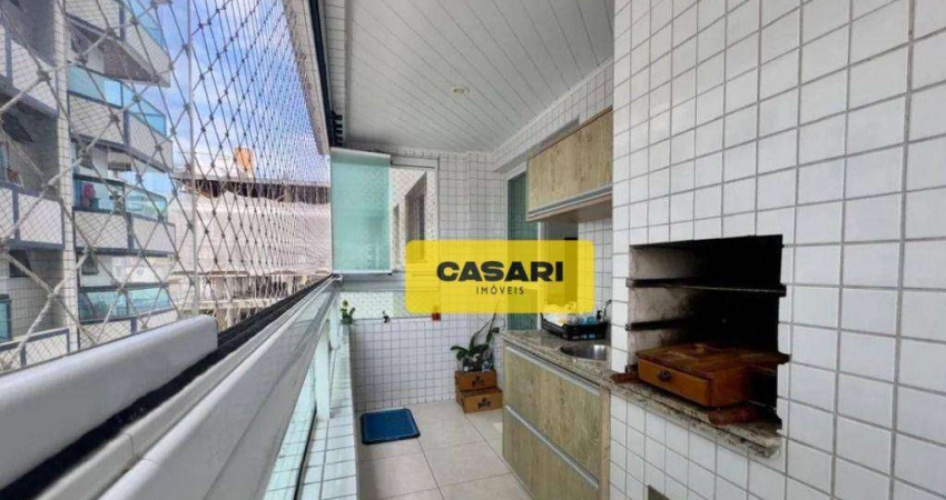 Apartamento com 3 dormitórios à venda, 116 m² - Vila Guilhermina - Praia Grande/SP