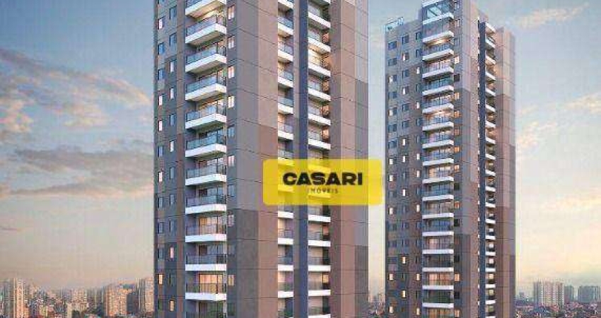 Apartamento com 3 dormitórios à venda, 87 m² - Jardim - Santo André/SP