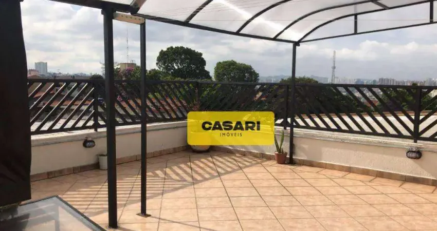 Cobertura com 3 dormitórios à venda, 180 m² - Nova Gerti - São Caetano do Sul/SP