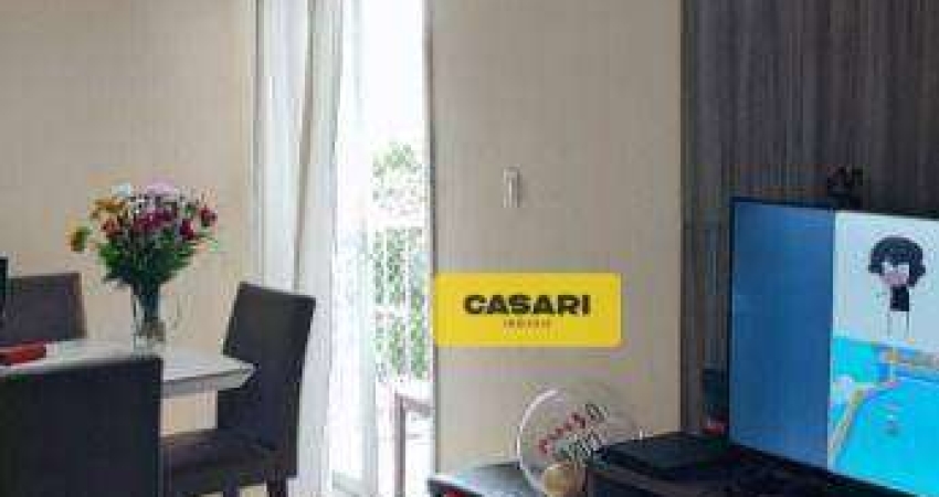 Apartamento com 2 dormitórios à venda, 59 m² - Vila Palmares - Santo André/SP