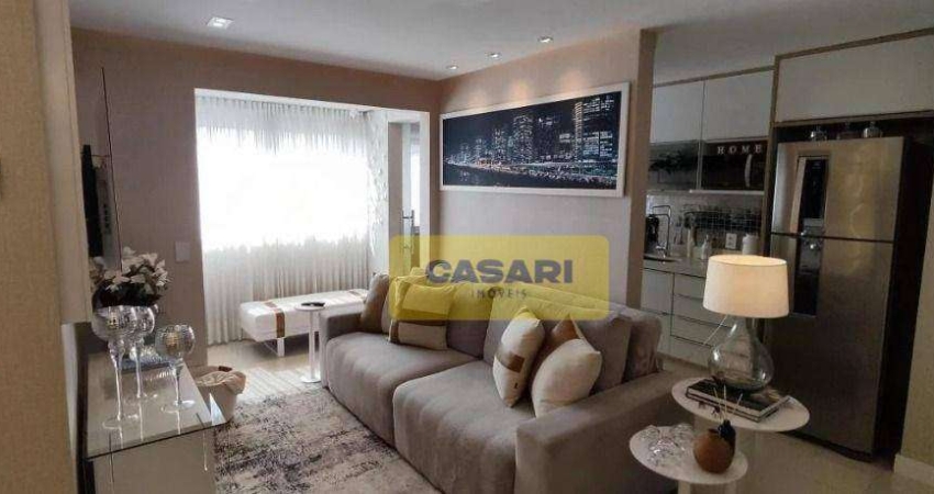 Apartamento com 2 dormitórios à venda, 54 m² - Centro - Diadema/SP