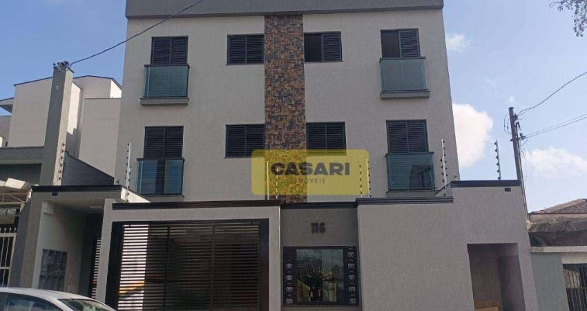 Cobertura com 2 dormitórios à venda, 120 m²  - Jardim das Maravilhas - Santo André/SP