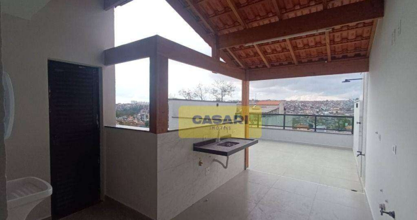 Cobertura com 2 dormitórios à venda, 120 m²- Jardim das Maravilhas - Santo André/SP