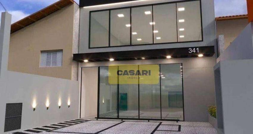 Salão para alugar, 300 m²- Vila Bastos - Santo André/SP
