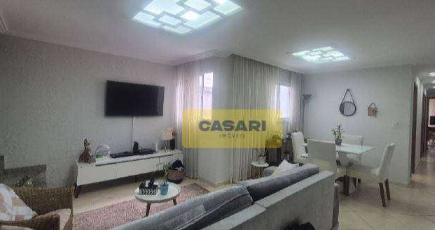 Cobertura com 3 dormitórios à venda, 180 m²- Vila Eldízia - Santo André/SP