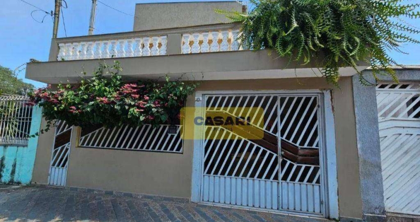 Sobrado com 3 dormitórios à venda, 140 m² - Jardim Monções - Santo André/SP