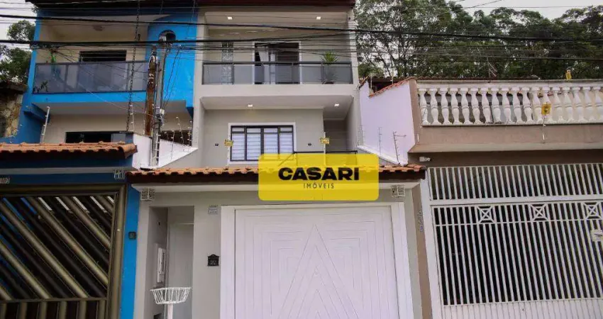 Sobrado com 3 dormitórios à venda, 250 m² - Jardim Milena - Santo André/SP