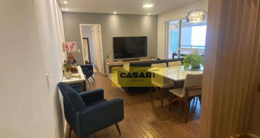 Apartamento com 3 dormitórios, sendo 3 Suites à venda, 118 m² - Baeta Neves - São Bernardo do Campo/SP