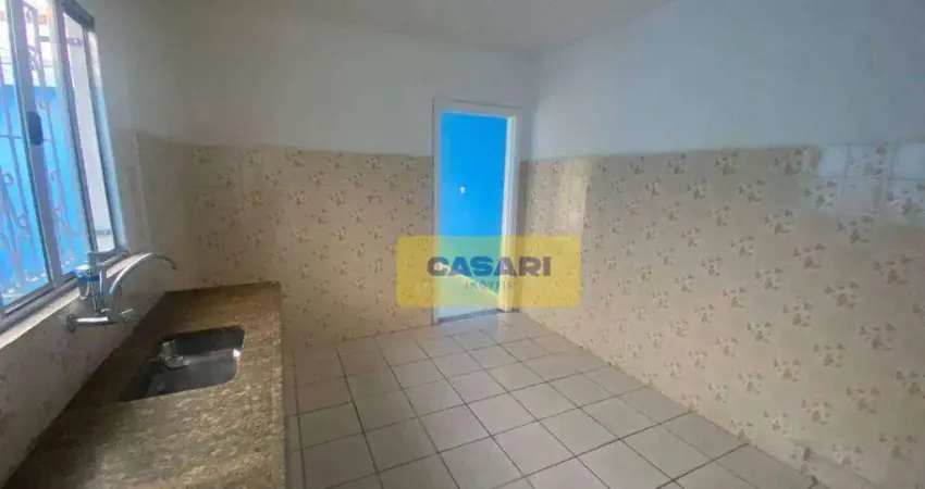 Casa com 1 dormitório para alugar, 80 m²- Jardim Calux - São Bernardo do Campo/SP