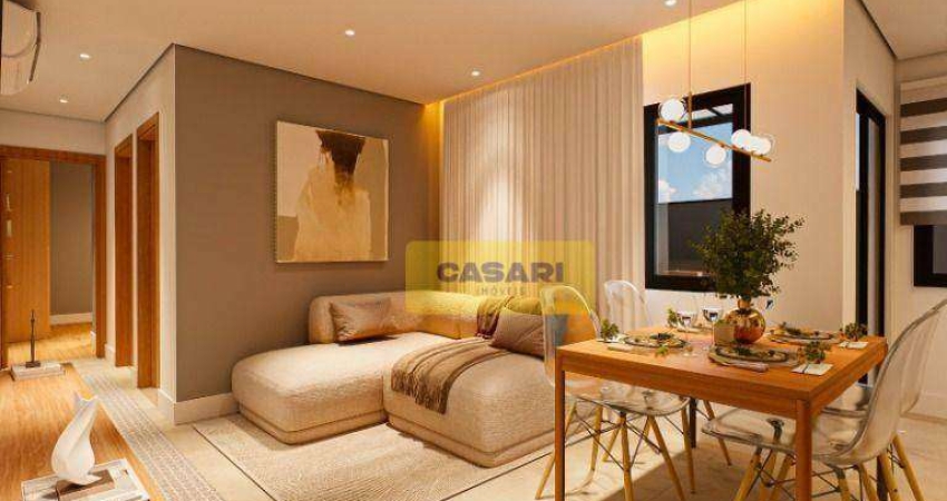 Apartamento com 2 dormitórios à venda, 92 m² - Campestre - Santo André/SP