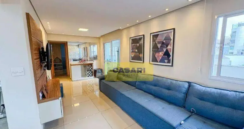 Cobertura com 3 dormitórios à venda, 137 m² - Jardim do Mar - São Bernardo do Campo/SP