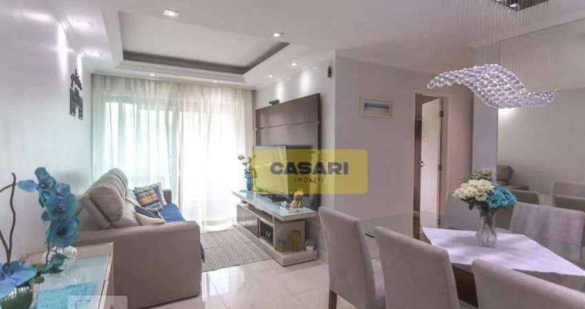 Apartamento com 3 dormitórios para alugar, 75 m² - Baeta Neves - São Bernardo do Campo/SP