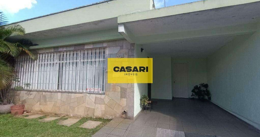 Casa com 3 dormitórios à venda, 126 m² - Paraíso - Santo André/SP