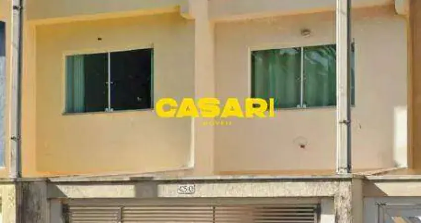 Sobrado com 2 dormitórios à venda, 111 m² - vila cláudio - santo andré/sp