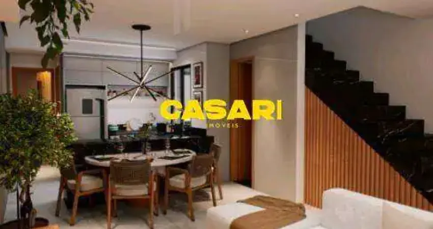 Sobrado com 3 dormitórios à venda, 140 m² - Jardim Bela Vista - Santo André/SP