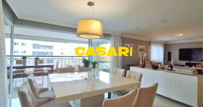 Apartamento com 3 dormitórios à venda, 177 m²- Campestre - Santo André/SP