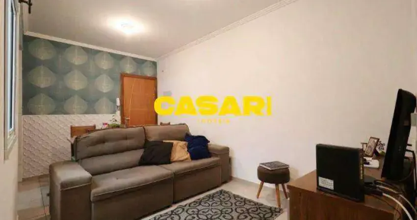 Apartamento com 2 dormitórios à venda, 54 m² por R$ 334.000 - Vila Pires - Santo André/SP