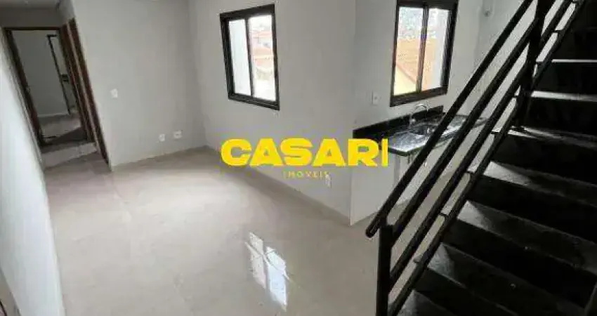 Cobertura com 2 dormitórios à venda, 91 m² por R$ 550.000 - Santa Maria - Santo André/SP
