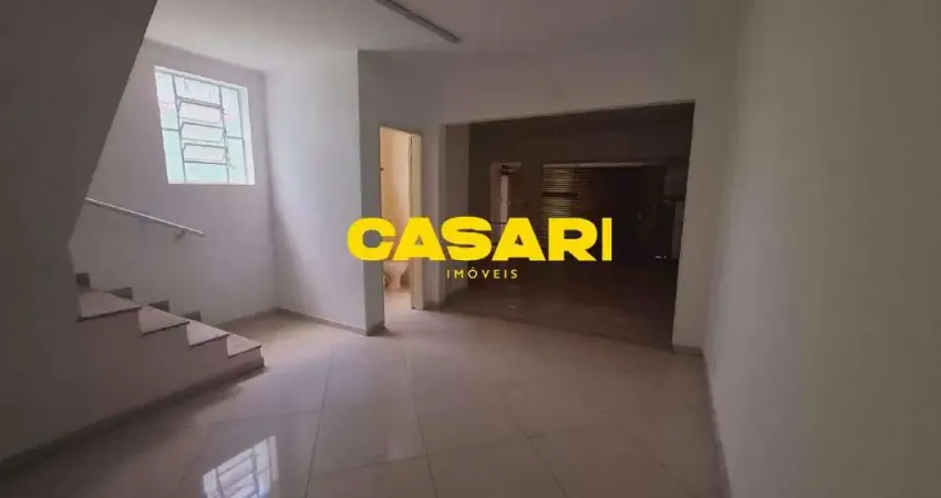 Excelente sobrado comercial em santo andré – 128m², quintal e vagas cobertas