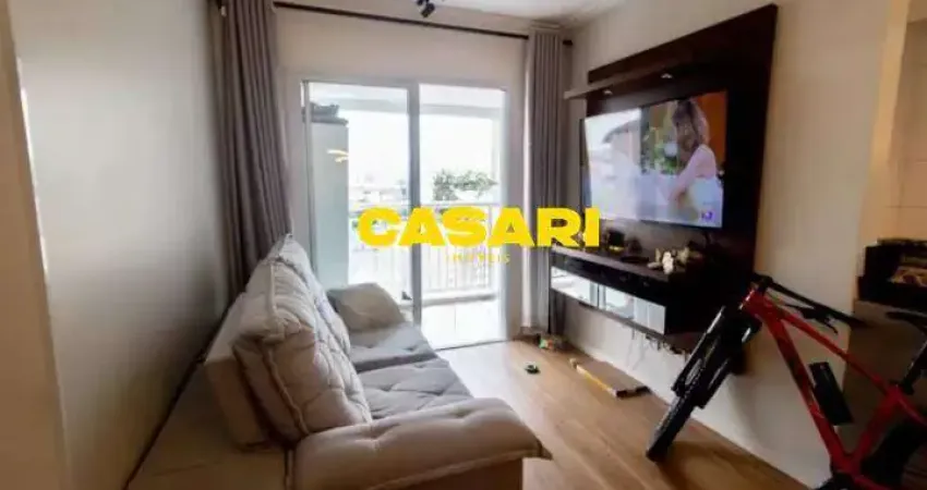 Apartamento à venda com 2 dormitórios e varanda gourmet 59 m² | campestre santo andré/sp