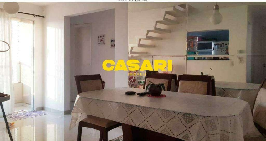 Cobertura com 2 dormitórios à venda, 54 m² - Taboão - São Bernardo do Campo/SP