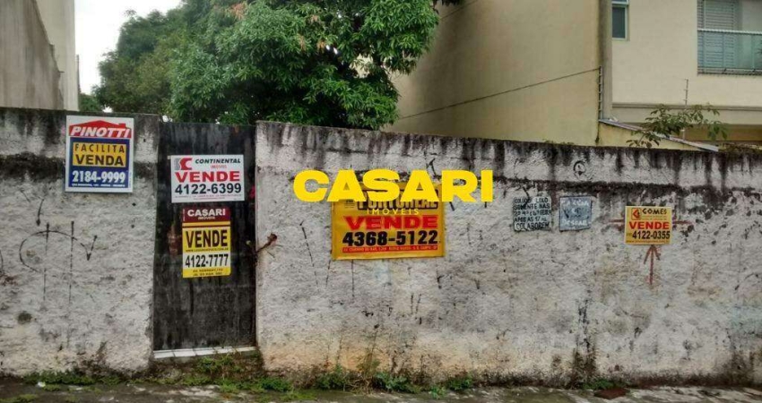 Terreno à venda no Jardim Copacabana, São Bernardo do Campo 