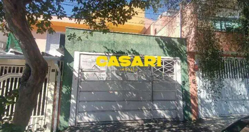 Sobrado com 3 dormitórios à venda, 206 m²- jardim - santo andré/sp