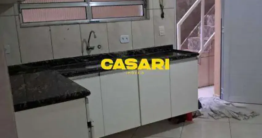 Sobrado com 2 dormitórios para alugar, 80 m²- Montanhão - São Bernardo do Campo/SP