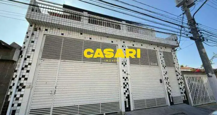 Galpão para alugar no rudge ramos – 526 m² com mezanino e doca em são bernardo do campo