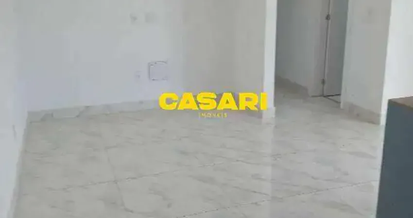 Apartamento com 2 dormitórios para alugar, 59 m² - Utinga - Santo André/SP