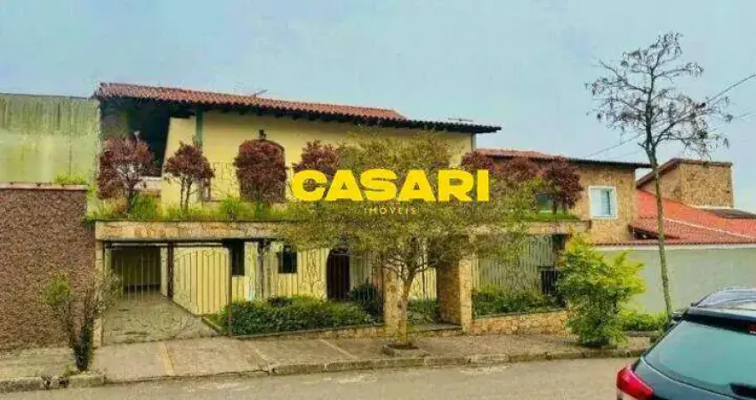 Sobrado com 4 dormitórios, 339 m² - venda ou aluguel - Parque dos Pássaros - São Bernardo do Campo/SP