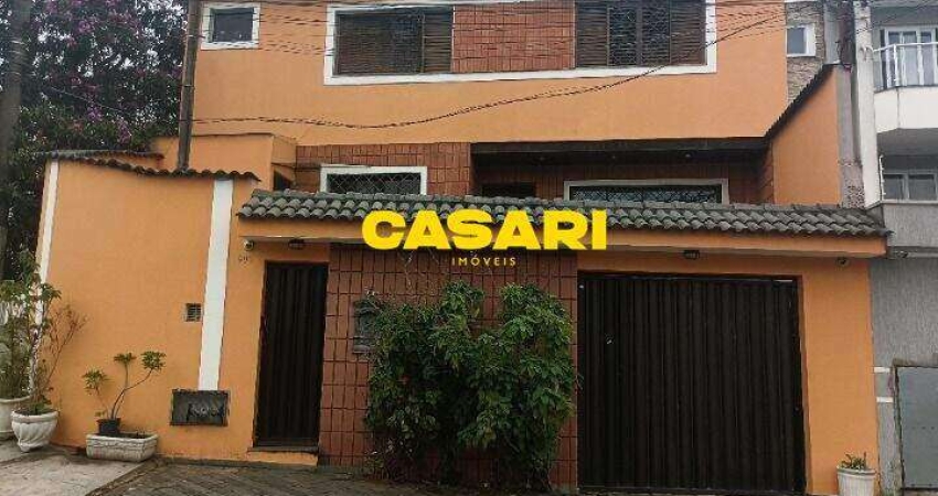 Sobrado com 3 dormitórios, 147 m² - venda ou aluguel - Campestre - Santo André/SP