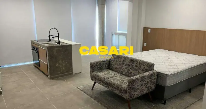 Apartamento com 1 dormitório para alugar, 32 m² - Centro - São Bernardo do Campo/SP